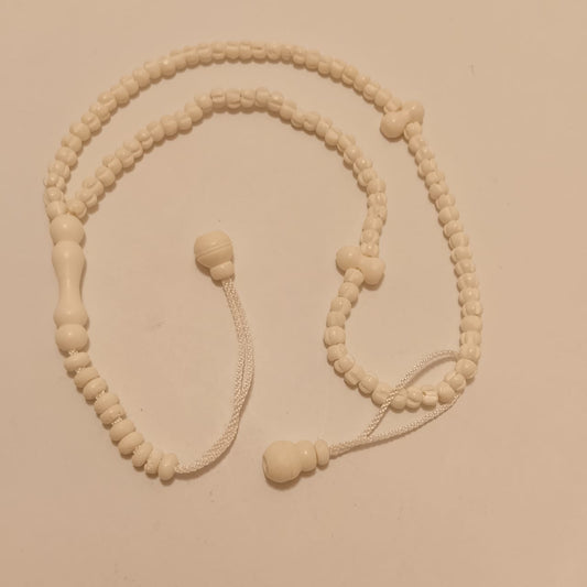 Camel Bone Tasbeeh | Onth ki hadion ki Tasbih | 100 Beads | 5mm