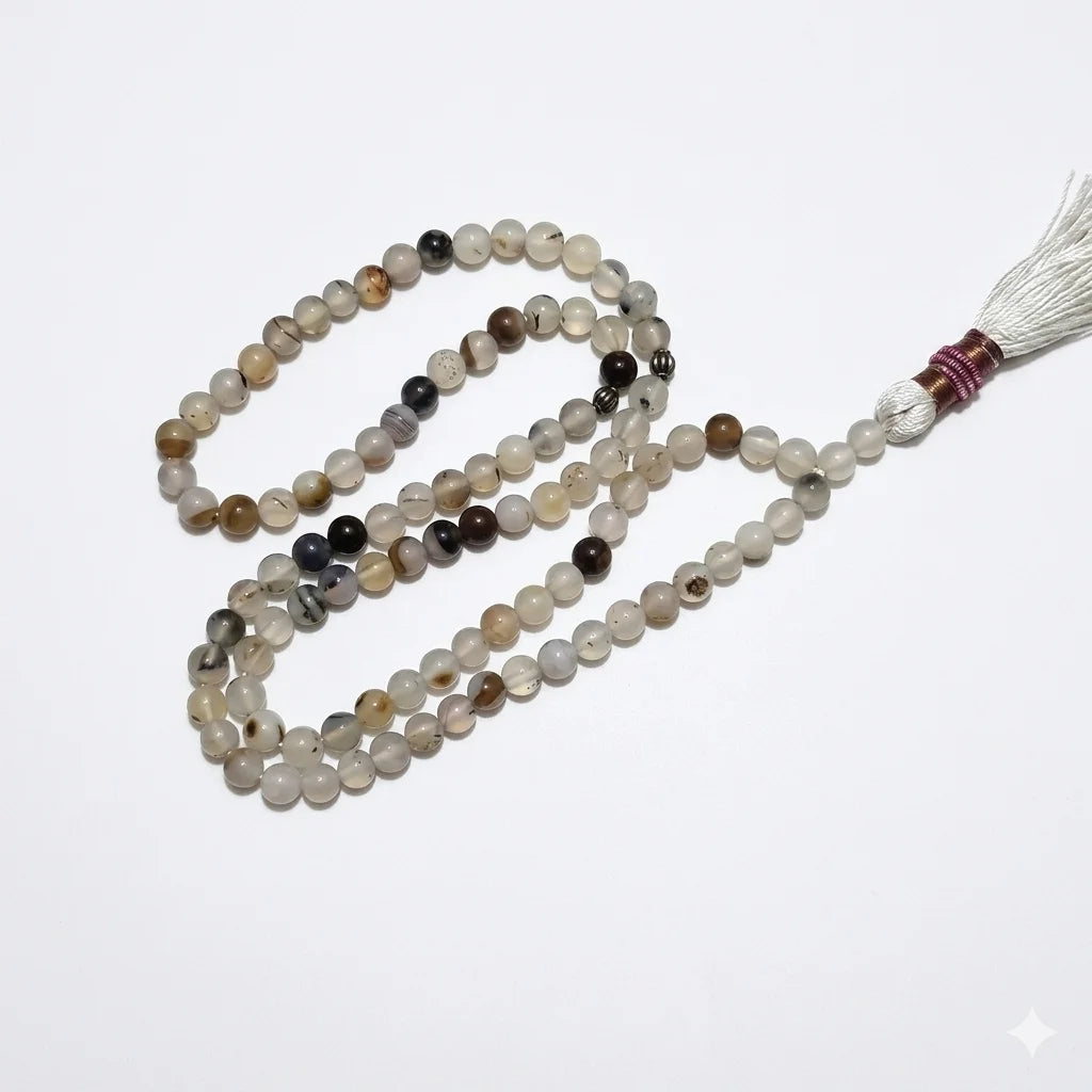 Shajri Aqeeq Tasbeeh | 100 Beads | 6 mm