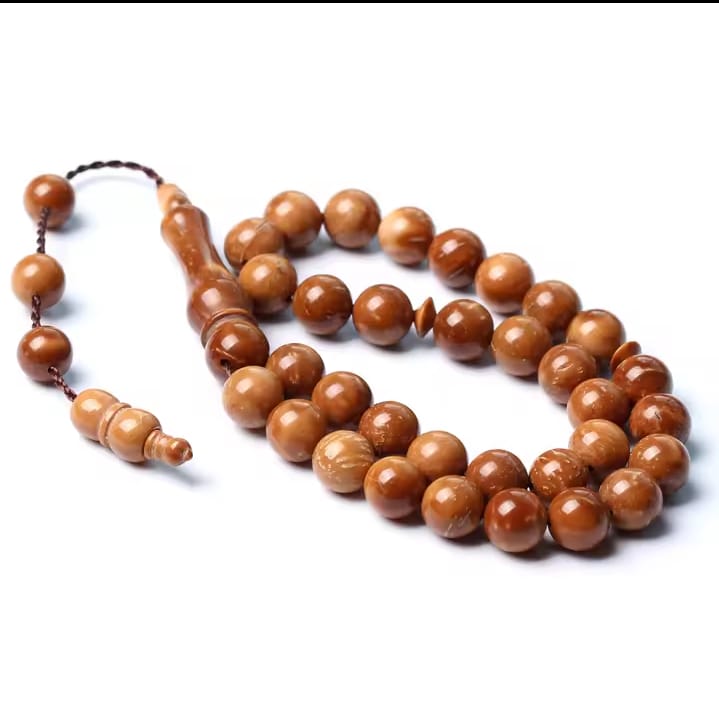 33 Beads 10 mm Kuka Wood Rosary Prayer Beads Tasbeeh