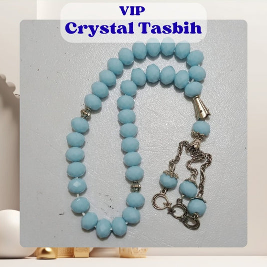 VIP Crystal Prayer Beads Tasbih | 33 beads | 8 mm