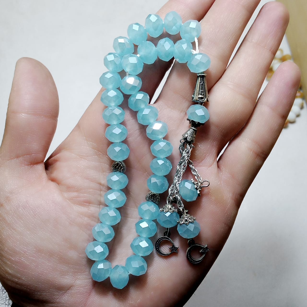 VIP Crystal Prayer Beads Tasbih | 33 beads | 8 mm