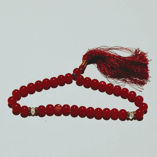 Yemeni Tasbeeh | Yemeni Aqeeq Tasbeeh | 33 Beads | 7 mm