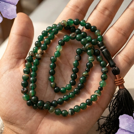 Multi color Aqeeq Tasbeeh | 100 Beads | 8 mm