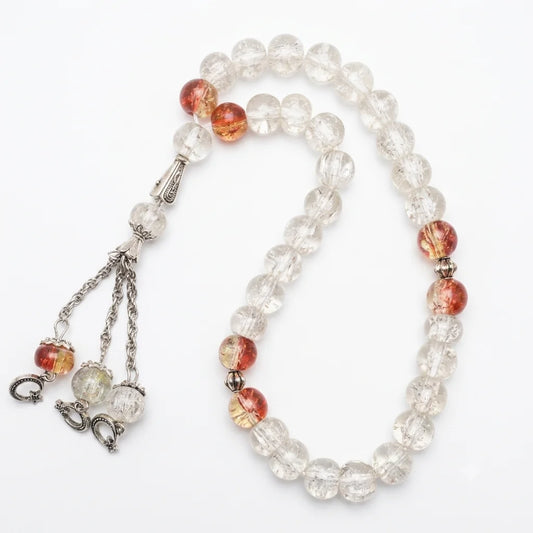 Quartz Crystal Tasbih | 33 Beads | 10 mm