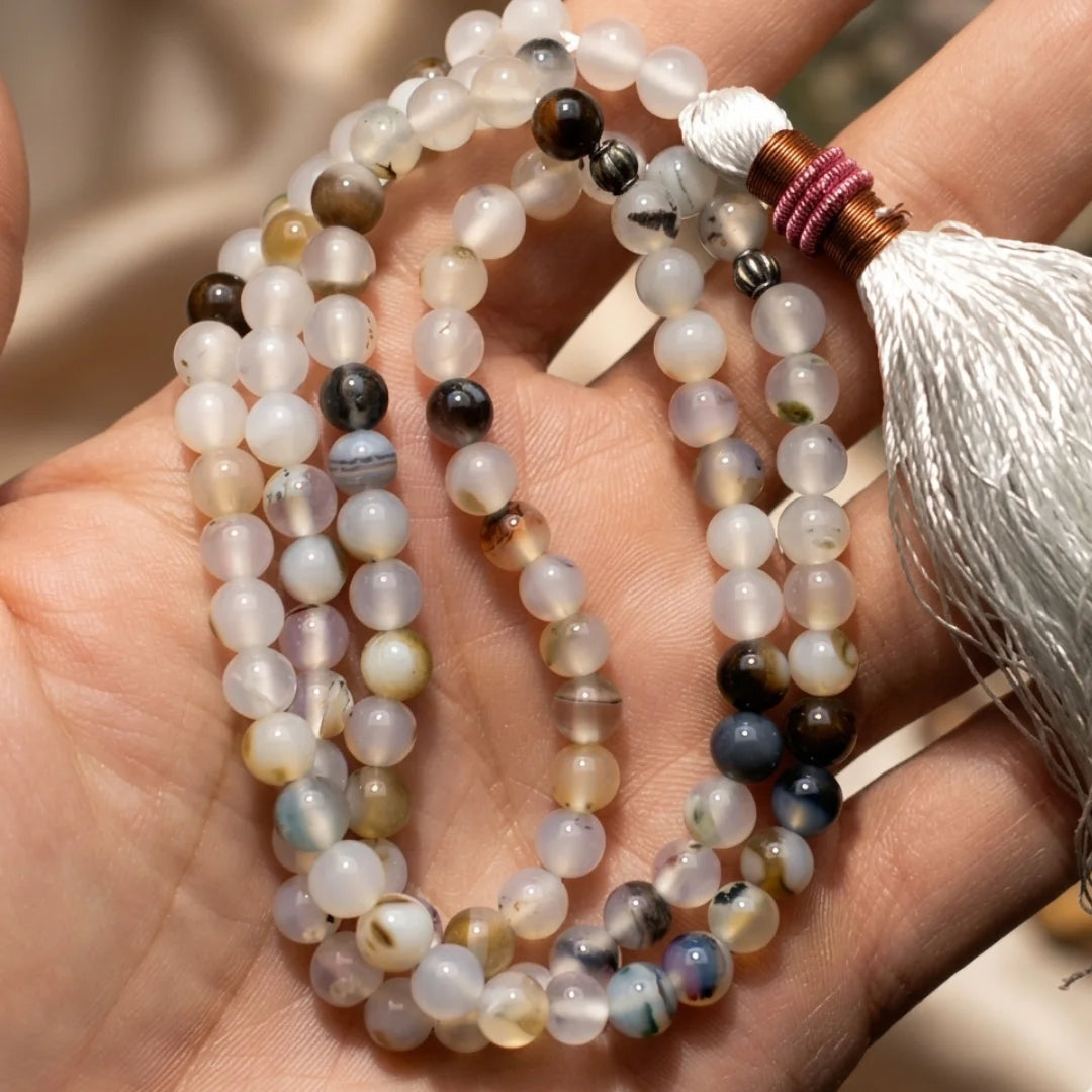 Shajri Aqeeq Tasbeeh | 100 Beads | 6 mm