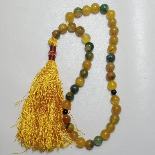Pukhraj Tasbeeh with Free Gift Box | 33 Beads | 10 mm
