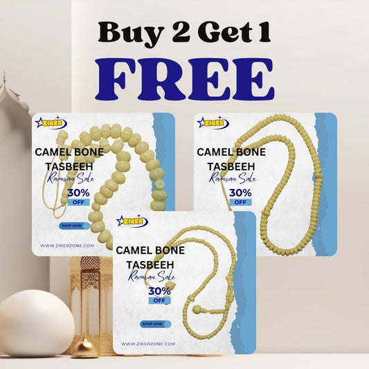 Camel Bone Tasbeeh | Onth ki hadion ki Tasbih | Bundle 1