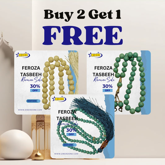 Ferooza Tasbeeh | Bundle Offer Buy 2 Get 1 Free