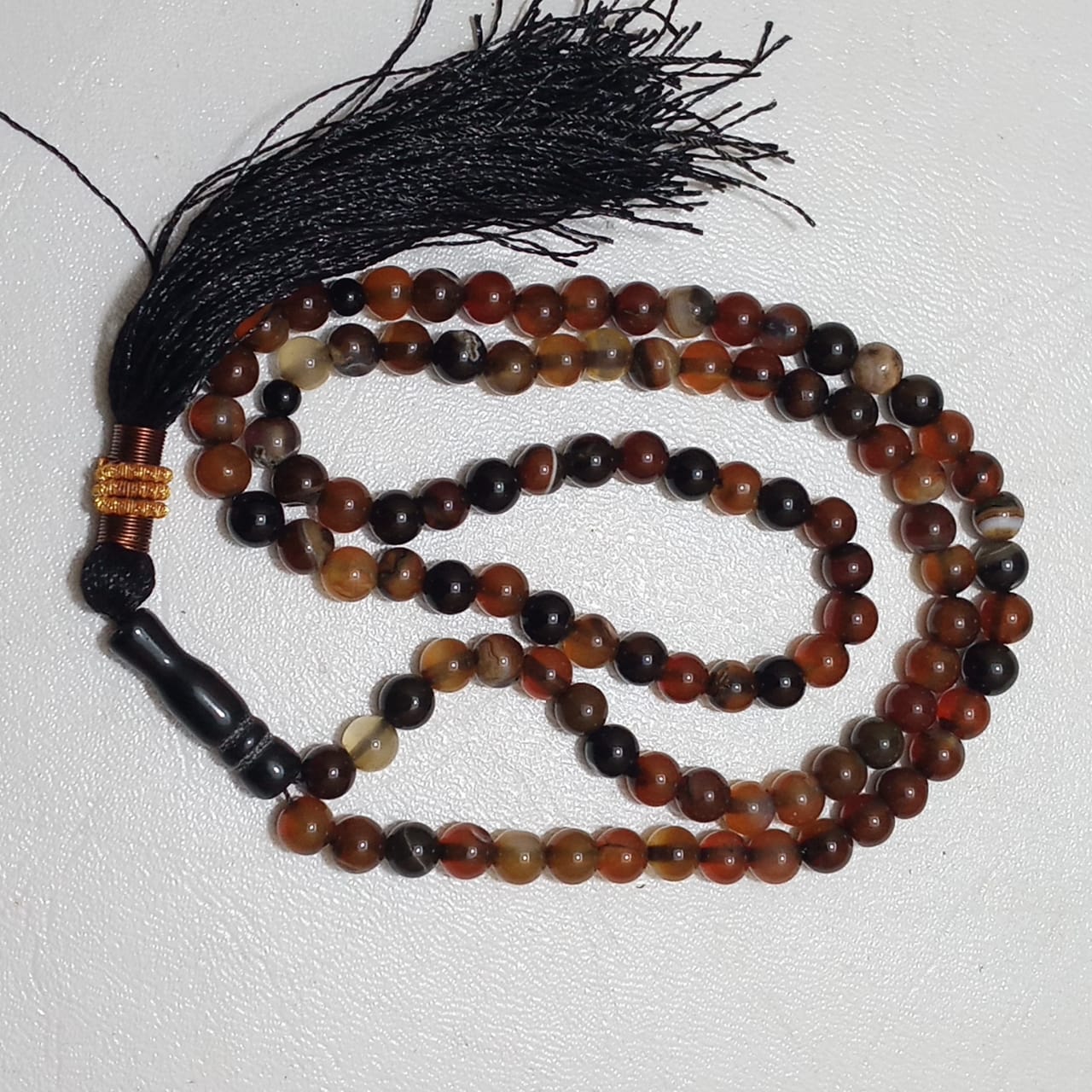 Yamni Aqeeq Tasbeeh | 100 Beads | 6 mm