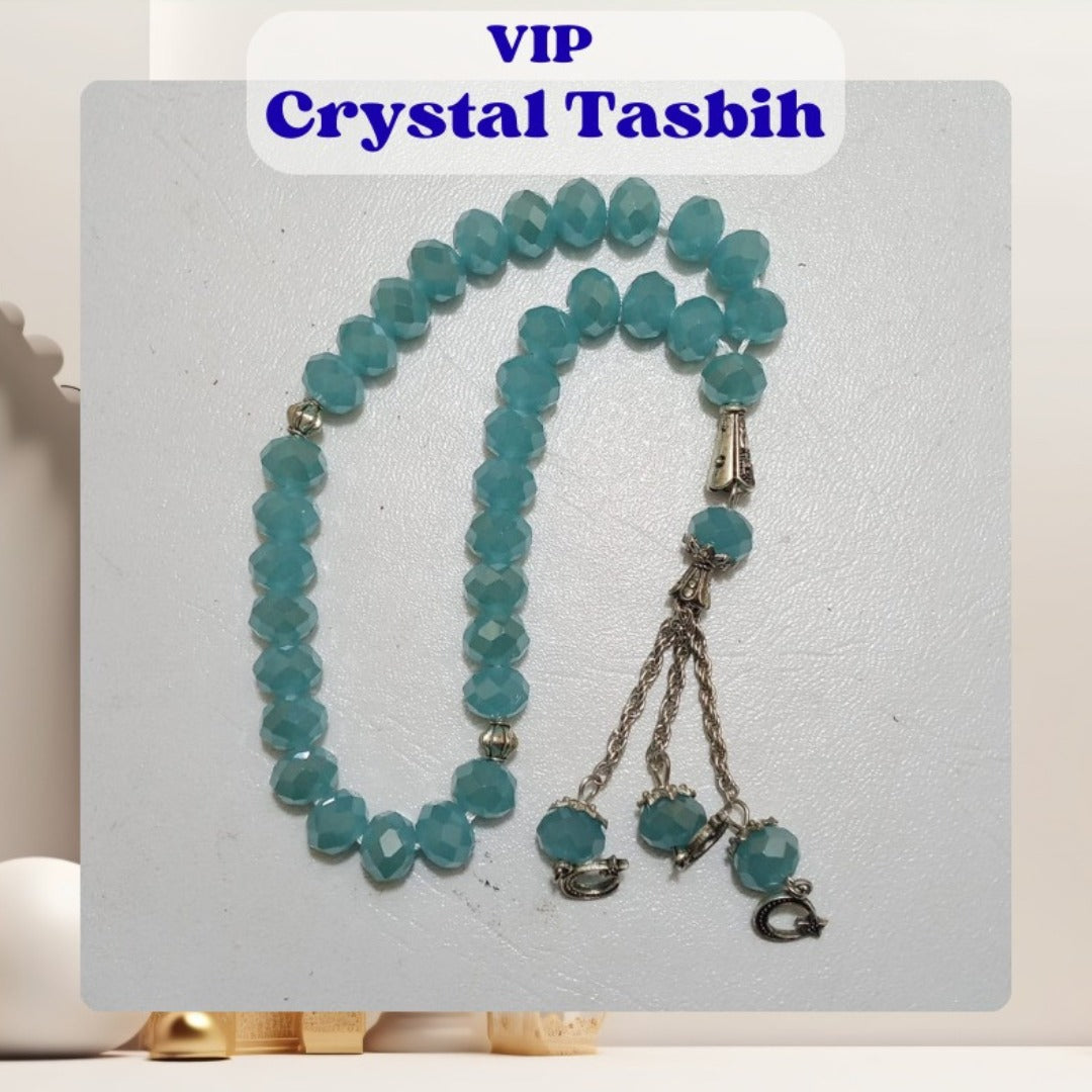 VIP Crystal Prayer Beads Tasbih | 33 beads | 8 mm