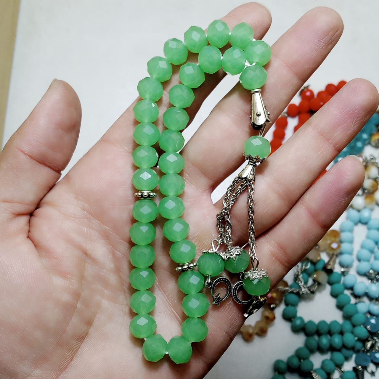 VIP Crystal Prayer Beads Tasbih | 33 beads | 8 mm