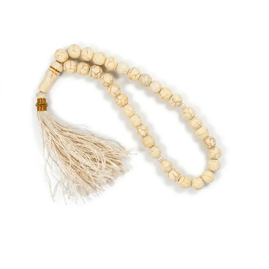 White Turquoise Tasbeeh | 33 Beads