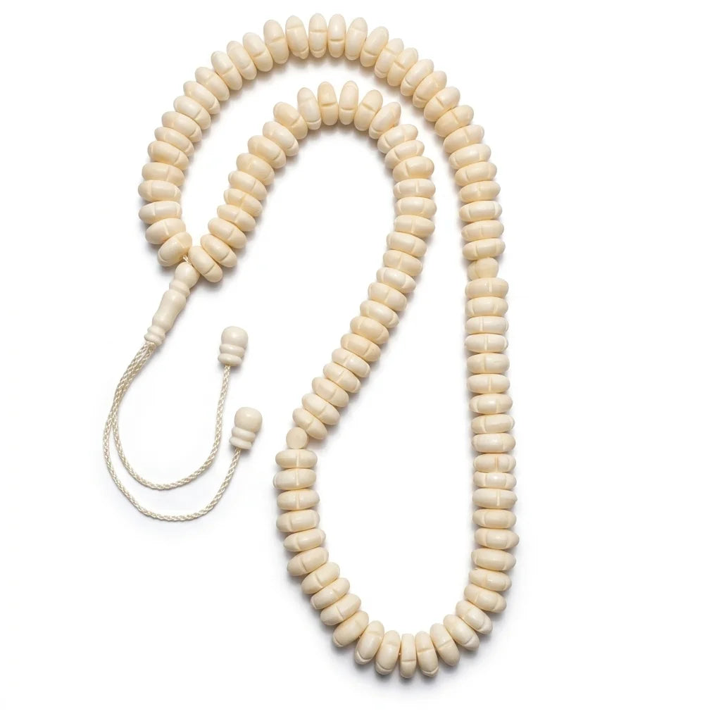 Camel Bone Tasbeeh | Onth ki hadion ki Tasbih | 100 Beads | 10 mm