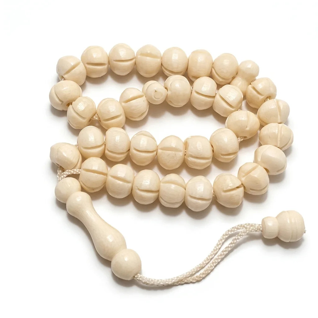 Camel Bone Tasbeeh | Onth ki hadion ki Tasbih | 33 Beads | 9 mm