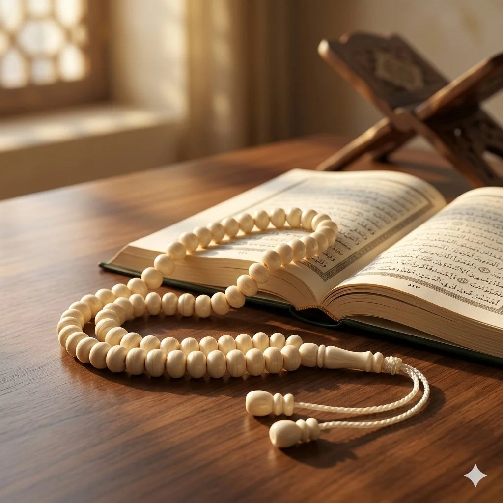 Camel Bone Tasbeeh | Onth ki hadion ki Tasbih | 100 Beads | 7mm