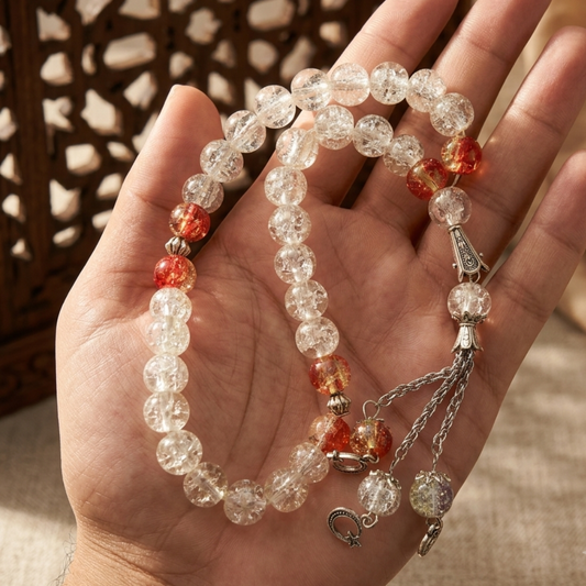 Quartz Crystal Tasbih | 33 Beads | 10 mm