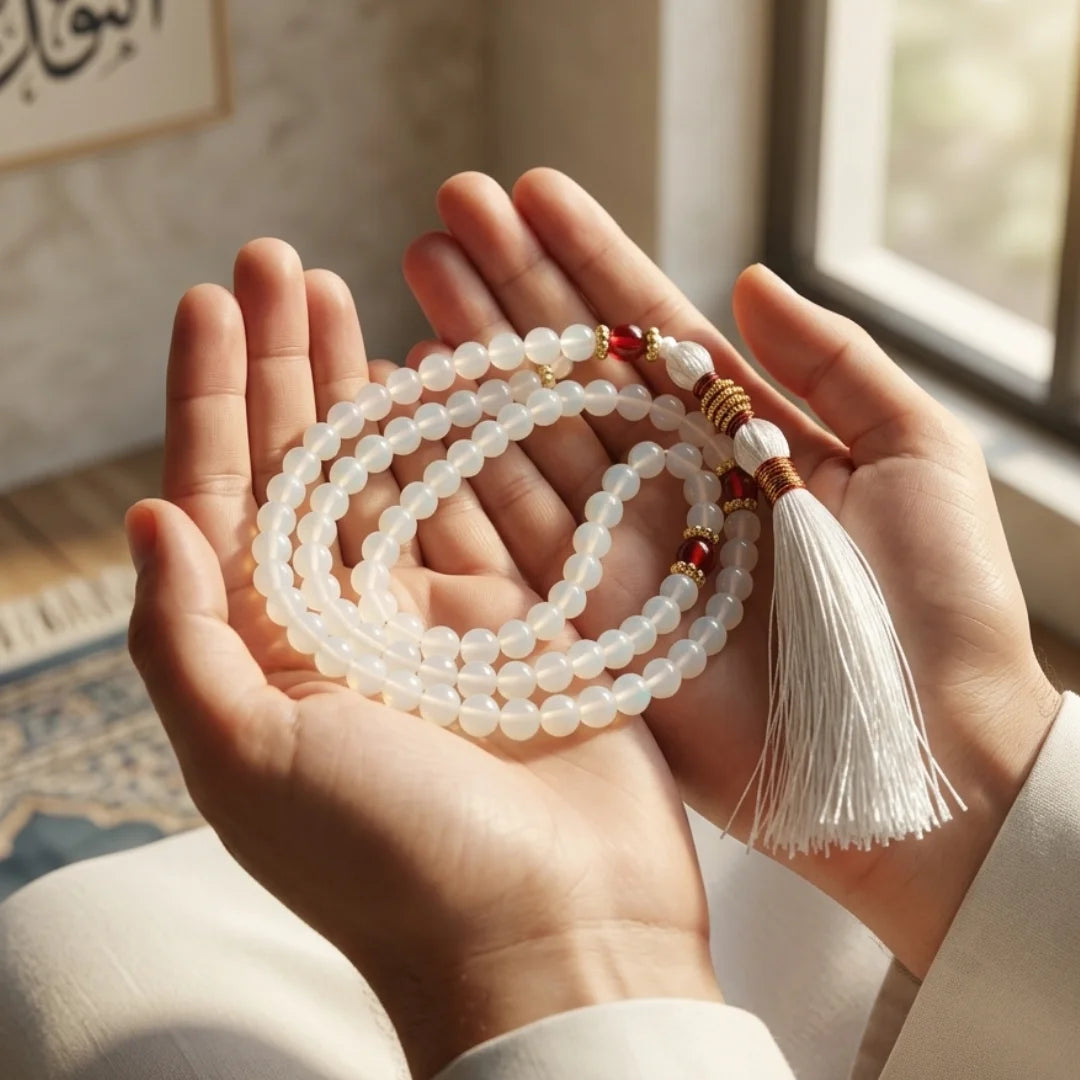 Moonstone Tasbeeh | 100 Beads | 6 mm
