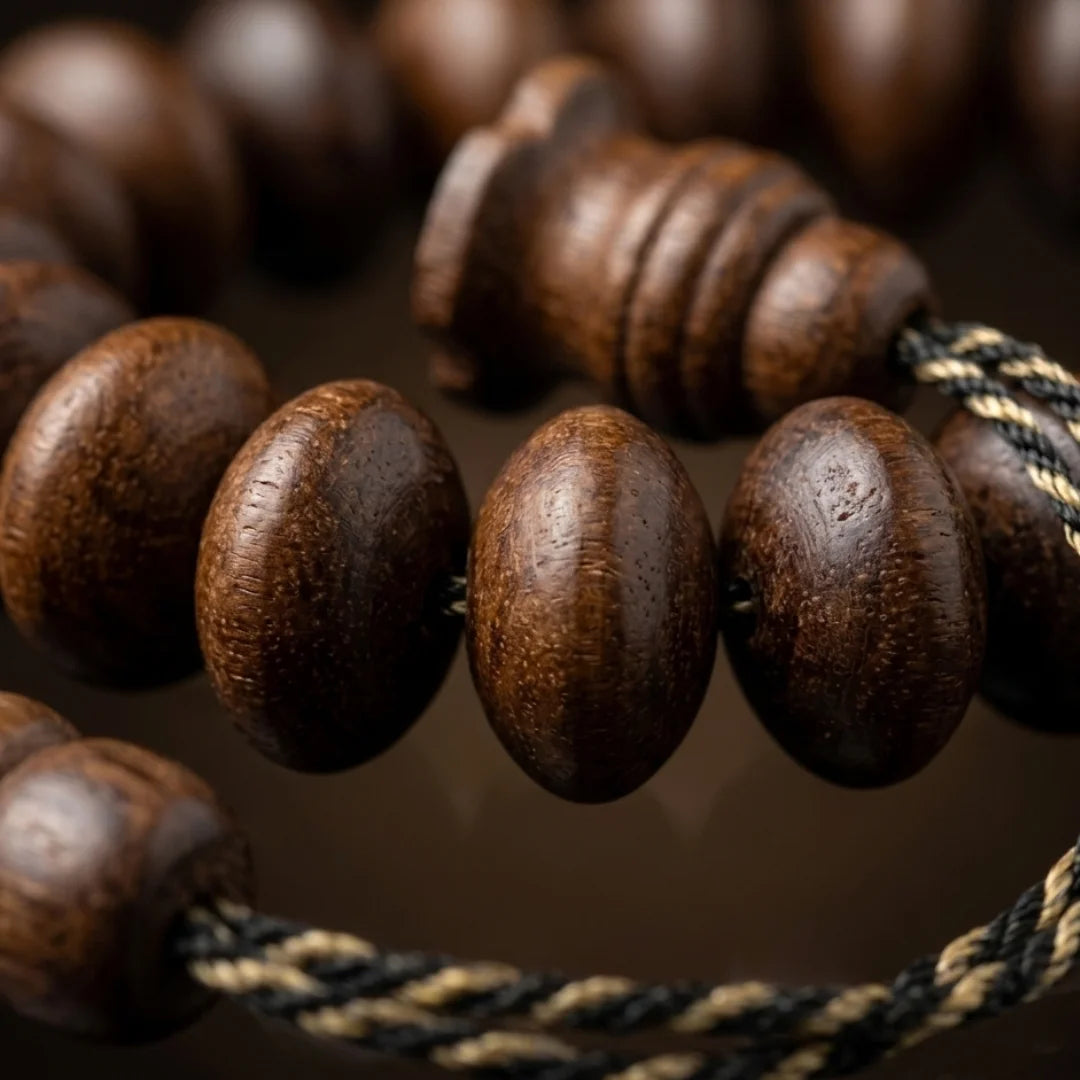 Sandal Wood Tasbih | Long‑Lasting Scent | 33 Beads | 12 mm