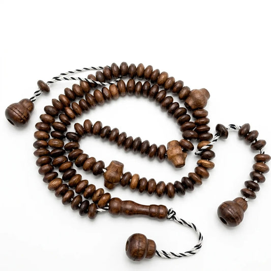 Sandal Wood Tasbih | Long‑Lasting Scent | 100 Beads | 8 mm