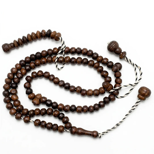Sandal Wood Tasbih | Long‑Lasting Scent | 100 Beads | 8 mm